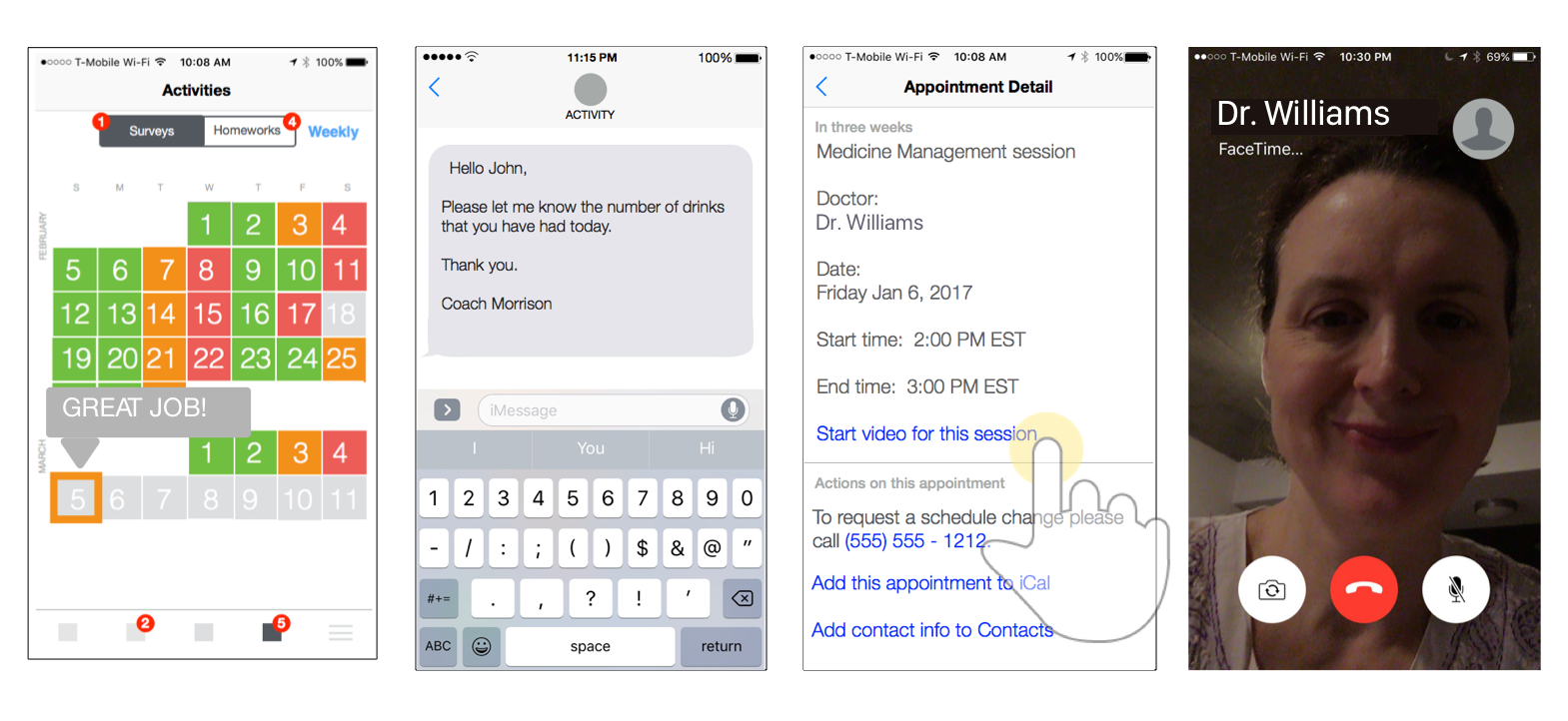 Design for a remote behavioral health platform